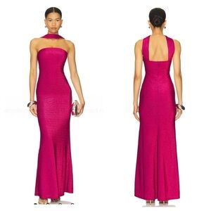 DELFI Mica Maxi Dress in Pink